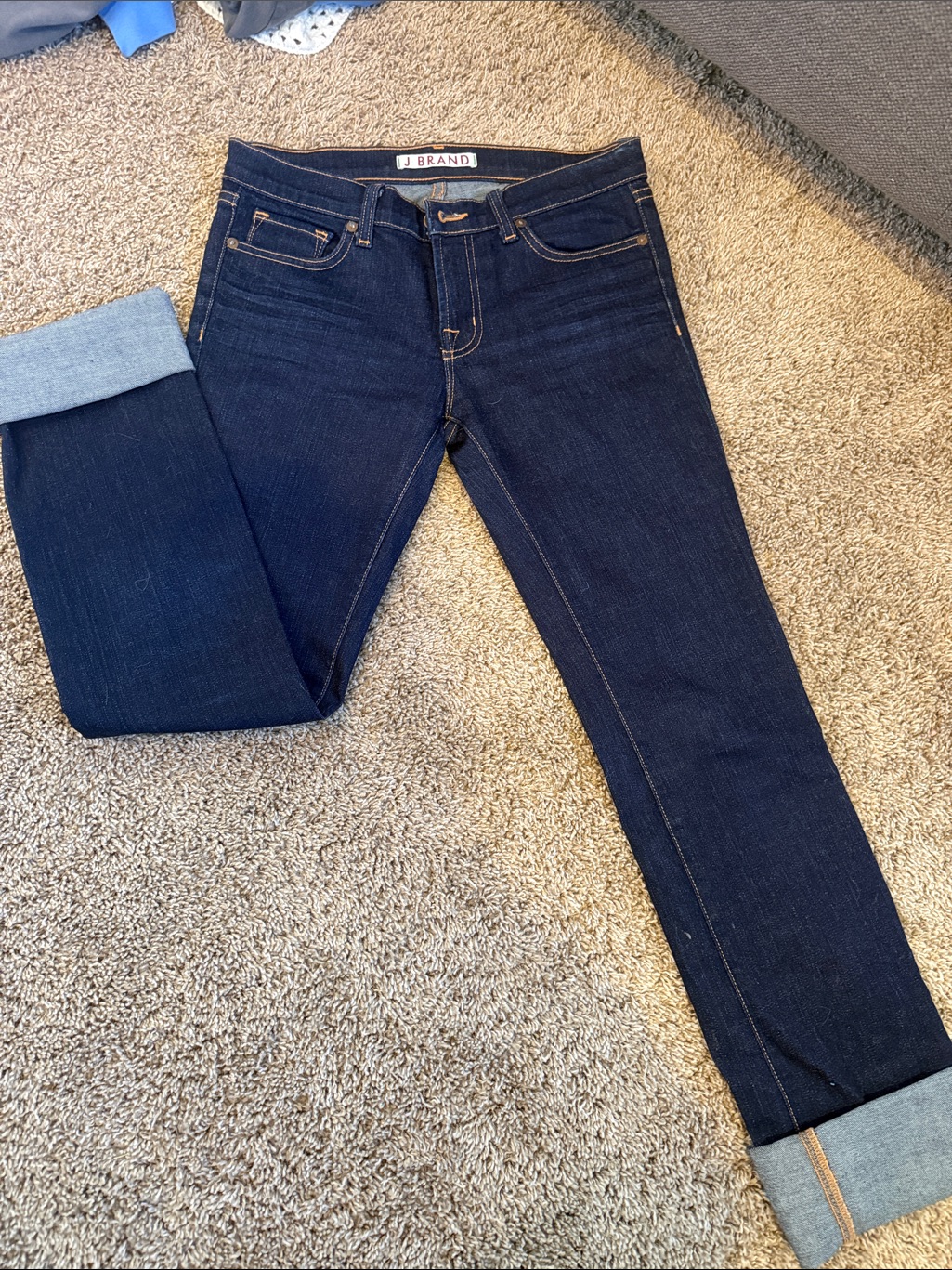 J Brand Dark Indigo Skinny Jeans